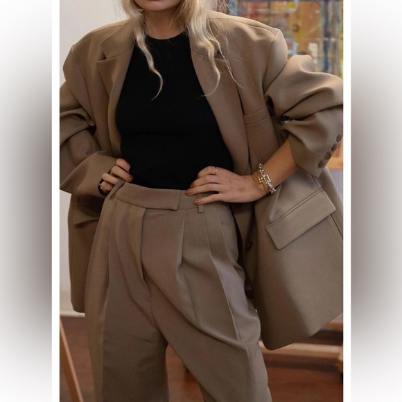 Frankie shop double pleated pant - small - Picture 2 of 6